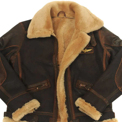 ANDREI I FLEECE-GEFÜTTERTE LEDERJACKE
