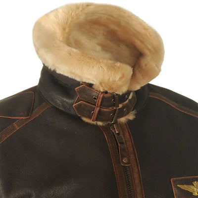 ANDREI I FLEECE-GEFÜTTERTE LEDERJACKE