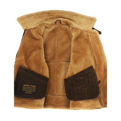 ANDREI I FLEECE-GEFÜTTERTE LEDERJACKE