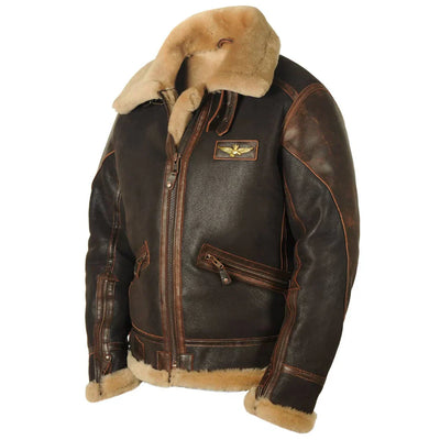 ANDREI I FLEECE-GEFÜTTERTE LEDERJACKE