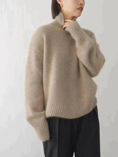 Milena™ - Bequemer gestrickter Rollkragenpullover aus weichem Material