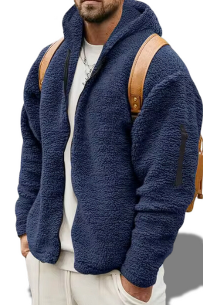 Markus™-Bequeme Herren-Fleecejacke