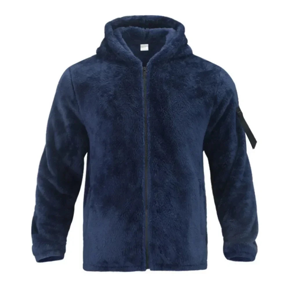 Markus™-Bequeme Herren-Fleecejacke