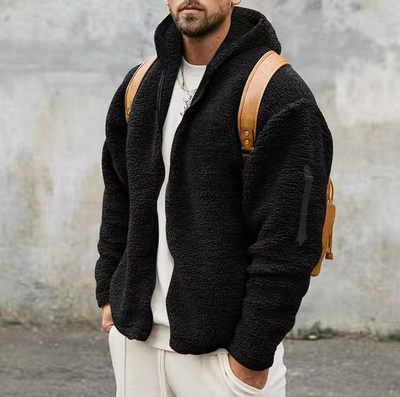 Markus™-Bequeme Herren-Fleecejacke