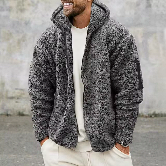 Markus™-Bequeme Herren-Fleecejacke