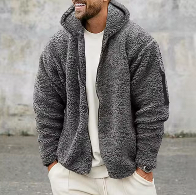 Markus™-Bequeme Herren-Fleecejacke