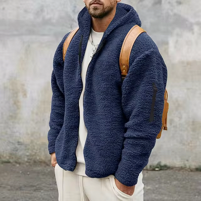 Markus™-Bequeme Herren-Fleecejacke
