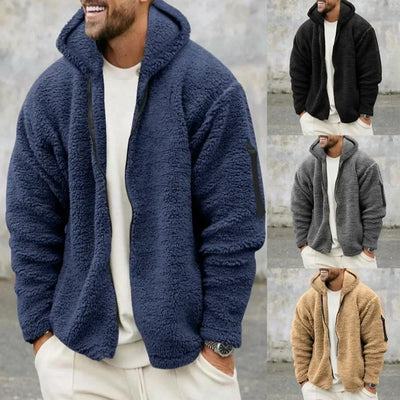 Markus™-Bequeme Herren-Fleecejacke