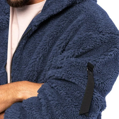 Markus™-Bequeme Herren-Fleecejacke