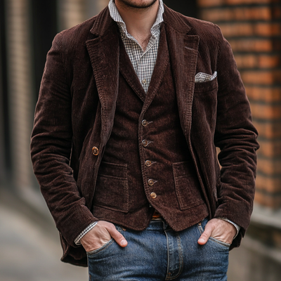 ALBRECHT I VINTAGE JACKE UND WESTE